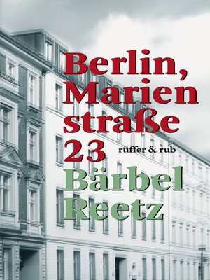 cover image of Berlin, Marienstraße 23
